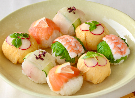 華やか手まり寿司 創味食品