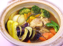夏野菜のカレー鍋